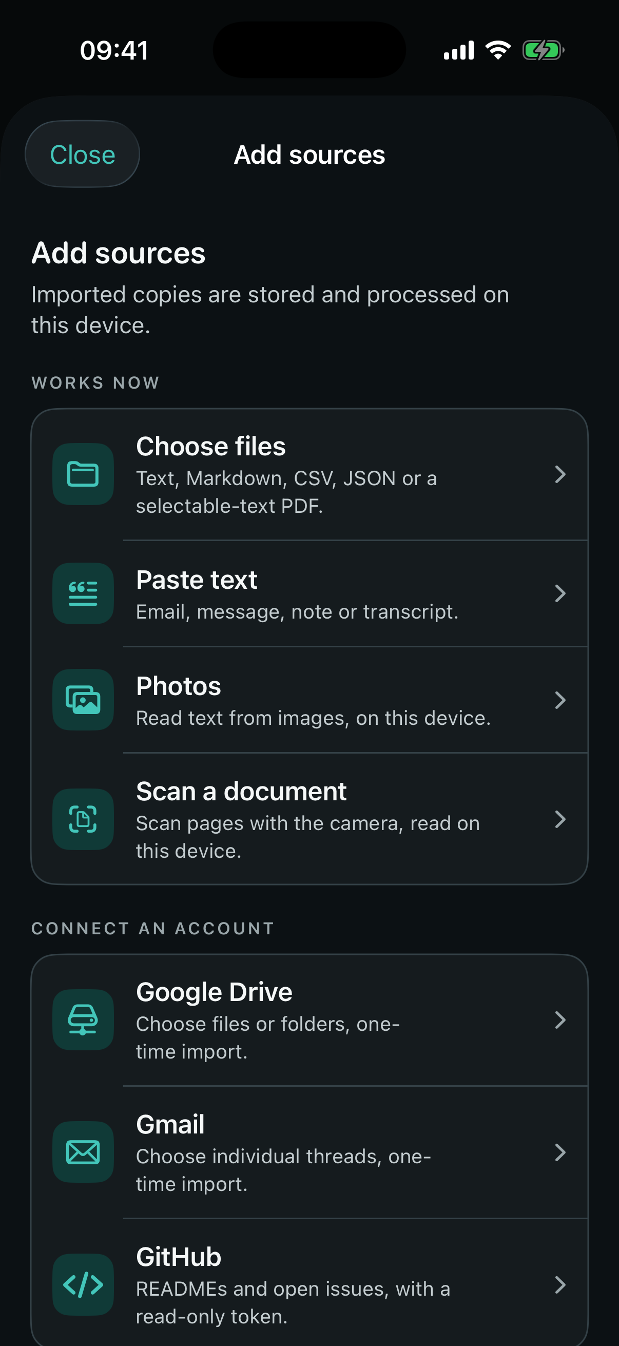 ManyKind source permissions on mobile