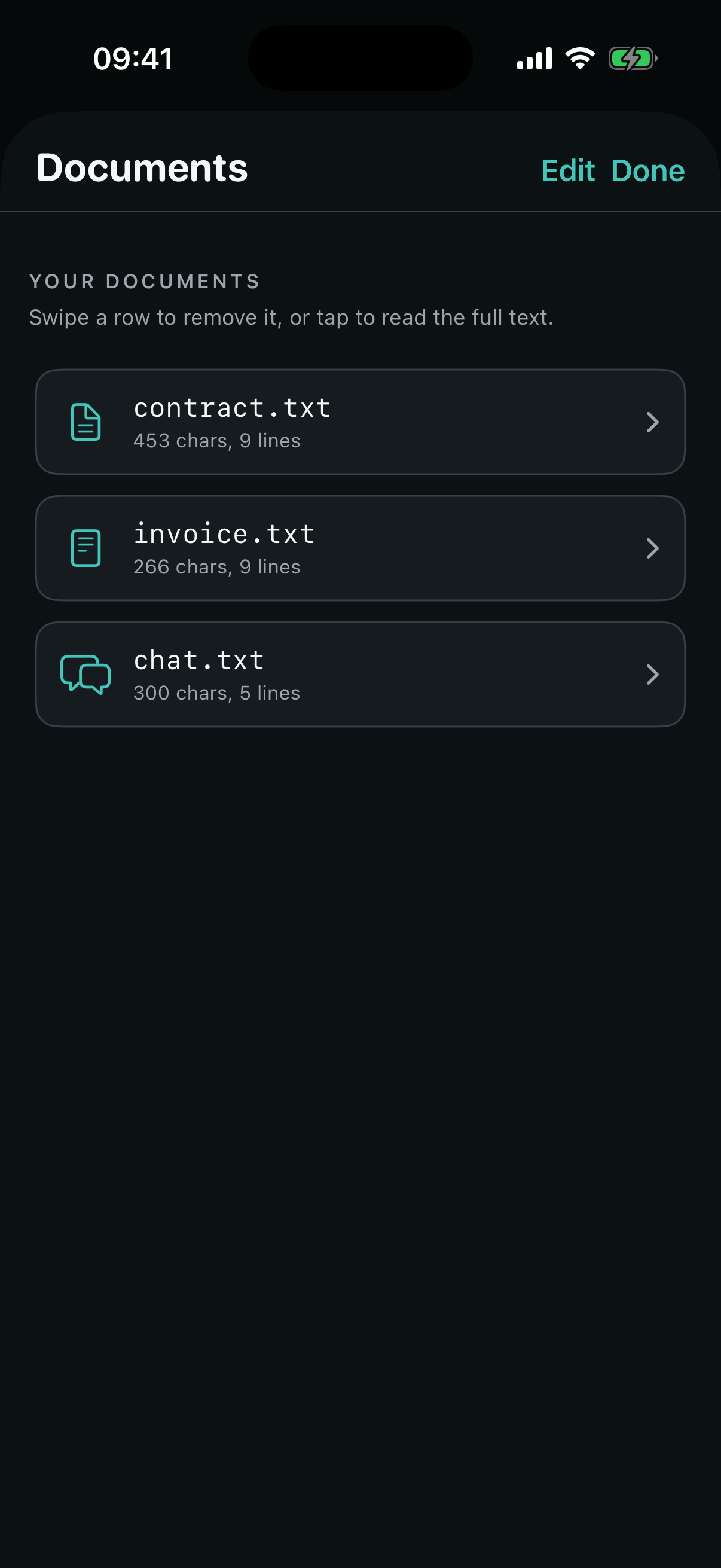 ManyKind document memory on mobile